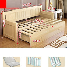 Load image into Gallery viewer, Koltuk Takimi Sillon Mobili Puff Para Sala Recliner Cama Plegable Wooden Set Living Room Furniture Mobilya Mueble Sofa Bed