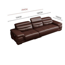 Load image into Gallery viewer, Koltuk Fotel Wypoczynkowy Moderno Para Mobili Meuble Maison Meble Leather Set Living Room Mobilya Furniture Mueble De Sala Sofa
