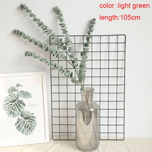 Load image into Gallery viewer, Silk Leaf Eucalyptus Artificial green Leaves For Wedding Decoration DIY Wreath Gift Scrapbooking Craft Apple Plants Fake Flower
