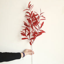 Load image into Gallery viewer, Silk Leaf Eucalyptus Artificial green Leaves For Wedding Decoration DIY Wreath Gift Scrapbooking Craft Apple Plants Fake Flower