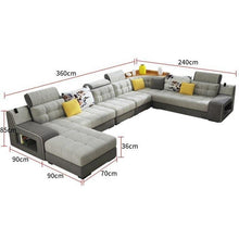 Load image into Gallery viewer, Home Puff Sillon Pouf Moderne Oturma Grubu Couch Armut Koltuk Moderno Para Set Living Room Furniture Mueble De Sala Mobilya Sofa
