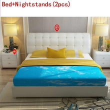 Load image into Gallery viewer, Frame Meble Yatak Odasi Mobilya Tempat Tidur Tingkat Bett Leather bedroom Furniture Mueble De Dormitorio Moderna Cama Bed