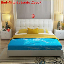 Load image into Gallery viewer, Frame Meble Yatak Odasi Mobilya Tempat Tidur Tingkat Bett Leather bedroom Furniture Mueble De Dormitorio Moderna Cama Bed