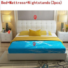 Load image into Gallery viewer, Frame Meble Yatak Odasi Mobilya Tempat Tidur Tingkat Bett Leather bedroom Furniture Mueble De Dormitorio Moderna Cama Bed