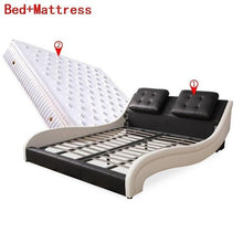 Load image into Gallery viewer, Bett Room Totoro Meble Frame Yatak Literas Home Modern Box Leather bedroom Furniture Cama Moderna Mueble De Dormitorio Bed