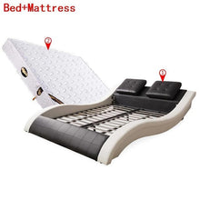 Load image into Gallery viewer, Bett Room Totoro Meble Frame Yatak Literas Home Modern Box Leather bedroom Furniture Cama Moderna Mueble De Dormitorio Bed