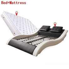 Load image into Gallery viewer, Bett Room Totoro Meble Frame Yatak Literas Home Modern Box Leather bedroom Furniture Cama Moderna Mueble De Dormitorio Bed