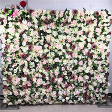Load image into Gallery viewer, SPR 19311-1 Free Shipping magic 3D flower wall wedding backdrop artificial flower row and arch decorative flore