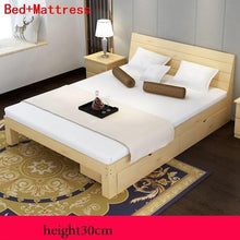 Load image into Gallery viewer, Bett Room Ranza Tempat Tidur Tingkat Recamaras Yatak Letto Matrimoniale bedroom Furniture Mueble De Dormitorio Cama Moderna Bed