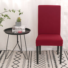 Load image into Gallery viewer, Grey Color Chair Covers Spandex Desk Seat Chair Covers