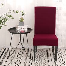 Load image into Gallery viewer, Grey Color Chair Covers Spandex Desk Seat Chair Covers