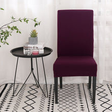 Load image into Gallery viewer, Grey Color Chair Covers Spandex Desk Seat Chair Covers