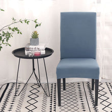 Load image into Gallery viewer, Grey Color Chair Covers Spandex Desk Seat Chair Covers