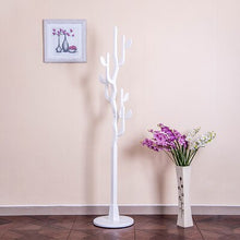 Load image into Gallery viewer, New Fashion creative clothes hat rack 100% wood tree leaf coat rack Luxury living room furniture decoration storage wood hook