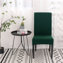 Load image into Gallery viewer, Solid Color Chair Covers Spandex Dining Room Stretch Seat Cover Chair