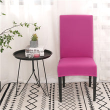 Load image into Gallery viewer, Solid Color Chair Covers Spandex Dining Room Stretch Seat Cover Chair