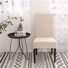 Load image into Gallery viewer, Solid Color Chair Covers Spandex Dining Room Stretch Seat Cover Chair