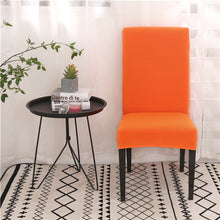 Load image into Gallery viewer, Solid Color Chair Covers Spandex Dining Room Stretch Seat Cover Chair