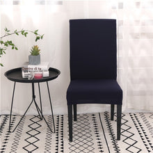 Load image into Gallery viewer, Solid Color Chair Covers Spandex Dining Room Stretch Seat Cover Chair