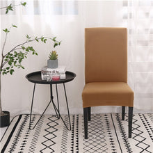Load image into Gallery viewer, Solid Color Chair Covers Spandex Dining Room Stretch Seat Cover Chair