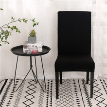 Load image into Gallery viewer, Solid Color Chair Covers Spandex Dining Room Stretch Seat Cover Chair