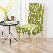 Load image into Gallery viewer, 1PC Chair Cover Floral Print Pattern Elastic Chair Slipcover for Dining Room Wedding Party Hotel