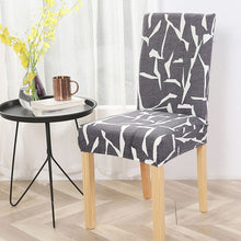 Load image into Gallery viewer, 1PC Chair Cover Floral Print Pattern Elastic Chair Slipcover for Dining Room Wedding Party Hotel