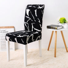 Load image into Gallery viewer, 1PC Chair Cover Floral Print Pattern Elastic Chair Slipcover for Dining Room Wedding Party Hotel
