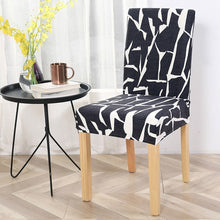 Load image into Gallery viewer, 1PC Chair Cover Floral Print Pattern Elastic Chair Slipcover for Dining Room Wedding Party Hotel