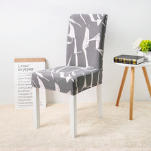Load image into Gallery viewer, 1PC Chair Cover Floral Print Pattern Elastic Chair Slipcover for Dining Room Wedding Party Hotel