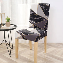Load image into Gallery viewer, 1PC Chair Cover Floral Print Pattern Elastic Chair Slipcover for Dining Room Wedding Party Hotel