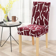 Load image into Gallery viewer, 1PC Chair Cover Floral Print Pattern Elastic Chair Slipcover for Dining Room Wedding Party Hotel
