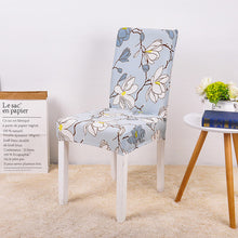 Load image into Gallery viewer, 1PC Chair Cover Floral Print Pattern Elastic Chair Slipcover for Dining Room Wedding Party Hotel