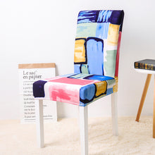 Load image into Gallery viewer, 1PC Chair Cover Floral Print Pattern Elastic Chair Slipcover for Dining Room Wedding Party Hotel