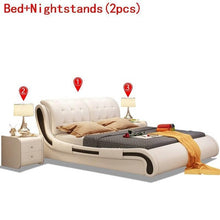 Load image into Gallery viewer, Modern Ranza Tempat Tidur Tingkat Quarto Meuble Maison Yatak Single Home Furniture Leather De Dormitorio Mueble Cama Moderna Bed