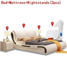 Load image into Gallery viewer, Modern Ranza Tempat Tidur Tingkat Quarto Meuble Maison Yatak Single Home Furniture Leather De Dormitorio Mueble Cama Moderna Bed