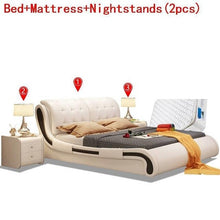 Load image into Gallery viewer, Modern Ranza Tempat Tidur Tingkat Quarto Meuble Maison Yatak Single Home Furniture Leather De Dormitorio Mueble Cama Moderna Bed