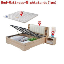 Load image into Gallery viewer, Moderna Set Yatak Room Frame Tempat Tidur Tingkat Letto A Castello Ranza Leather De Dormitorio Cama bedroom Furniture Mueble Bed