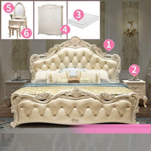 Load image into Gallery viewer, Moderna Set Yatak Room Frame Tempat Tidur Tingkat Letto A Castello Ranza Leather De Dormitorio Cama bedroom Furniture Mueble Bed