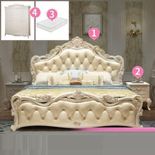 Load image into Gallery viewer, Moderna Set Yatak Room Frame Tempat Tidur Tingkat Letto A Castello Ranza Leather De Dormitorio Cama bedroom Furniture Mueble Bed