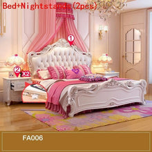 Load image into Gallery viewer, Moderna Set Yatak Room Frame Tempat Tidur Tingkat Letto A Castello Ranza Leather De Dormitorio Cama bedroom Furniture Mueble Bed