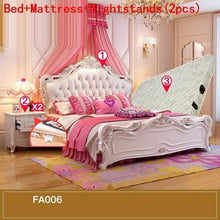 Load image into Gallery viewer, Moderna Set Yatak Room Frame Tempat Tidur Tingkat Letto A Castello Ranza Leather De Dormitorio Cama bedroom Furniture Mueble Bed