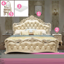 Load image into Gallery viewer, Moderna Set Yatak Room Frame Tempat Tidur Tingkat Letto A Castello Ranza Leather De Dormitorio Cama bedroom Furniture Mueble Bed