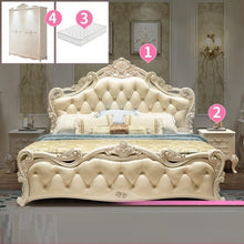 Load image into Gallery viewer, Moderna Set Yatak Room Frame Tempat Tidur Tingkat Letto A Castello Ranza Leather De Dormitorio Cama bedroom Furniture Mueble Bed