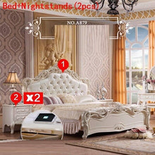 Load image into Gallery viewer, Modern A Castello Kids Letto Yatak Matrimonio Mobilya Home Leather bedroom Furniture Cama Moderna Mueble De Dormitorio Bed