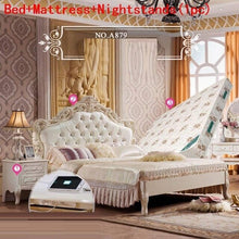 Load image into Gallery viewer, Modern A Castello Kids Letto Yatak Matrimonio Mobilya Home Leather bedroom Furniture Cama Moderna Mueble De Dormitorio Bed