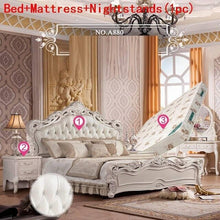 Load image into Gallery viewer, Modern A Castello Kids Letto Yatak Matrimonio Mobilya Home Leather bedroom Furniture Cama Moderna Mueble De Dormitorio Bed