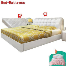 Load image into Gallery viewer, Lit Enfant Meble Matrimonio Kids Room Yatak Single Tempat Tidur Tingkat Letto Leather Mueble Cama Moderna bedroom Furniture Bed