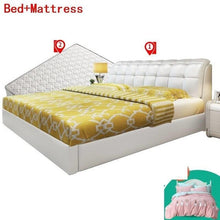 Load image into Gallery viewer, Lit Enfant Meble Matrimonio Kids Room Yatak Single Tempat Tidur Tingkat Letto Leather Mueble Cama Moderna bedroom Furniture Bed
