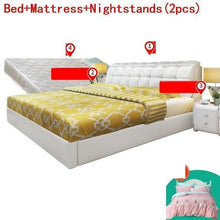 Load image into Gallery viewer, Lit Enfant Meble Matrimonio Kids Room Yatak Single Tempat Tidur Tingkat Letto Leather Mueble Cama Moderna bedroom Furniture Bed